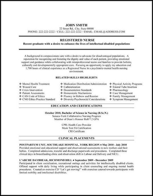 Registered Nurse Resume Templates Registered Nurse Resume Templates