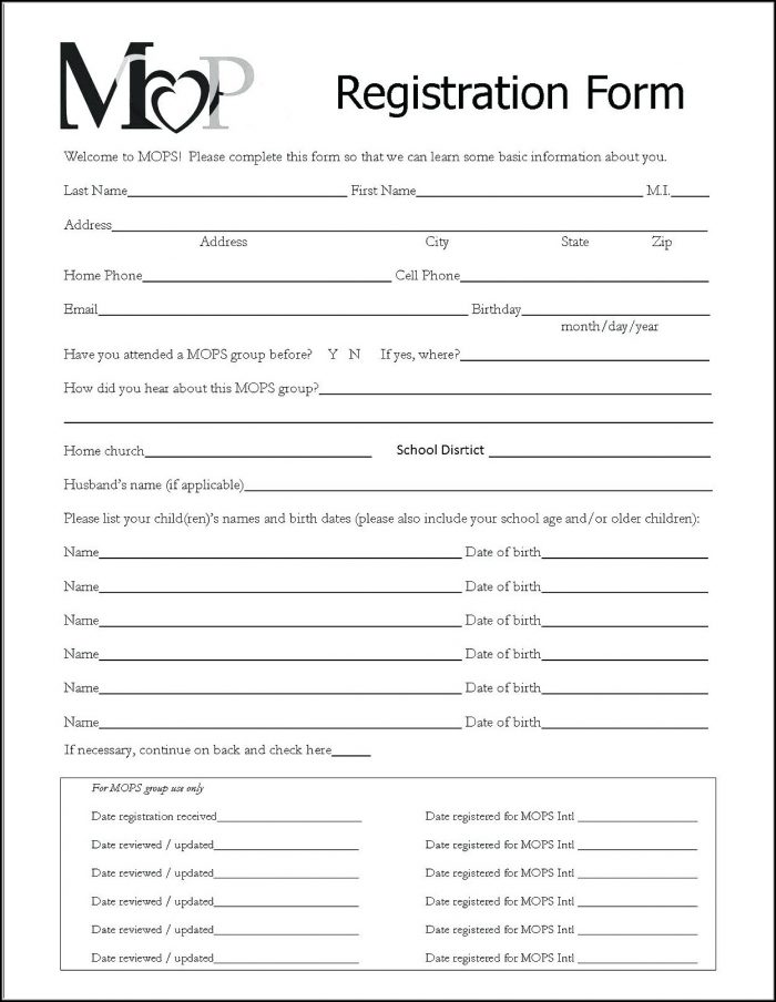 Renters Application Form Template Renters Application Form Template