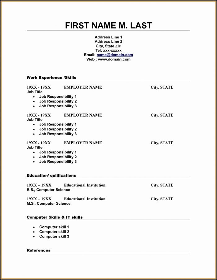 blank resume template resume resume examples rmj1v5b8wy resume form pdf