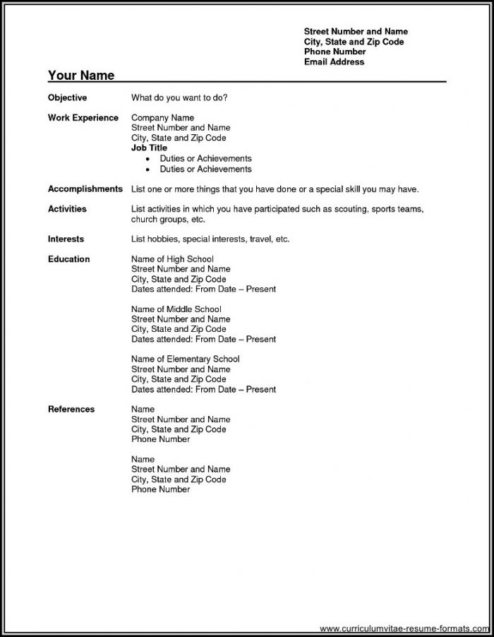 Resume Format Pdf Free Download Resume Format Pdf Free Download