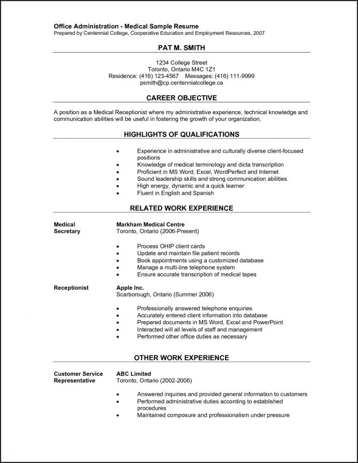 Resume Samples For Medical Office Assistant Resume Samples For Medical Office Assistant