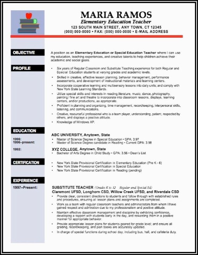 Resume Template For Teachers Australia Resume Template For Teachers Australia