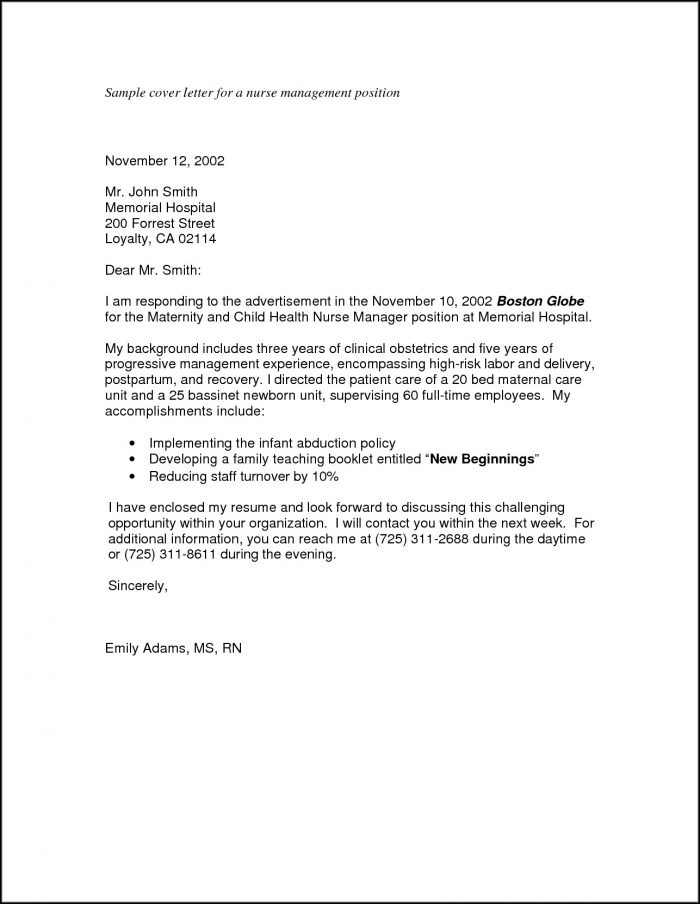 Rn Job Application Cover Letter Rn Job Application Cover Letter