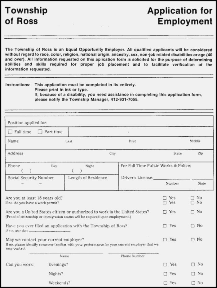Ross Kapolei Job Application Job Applications Resume Examples 