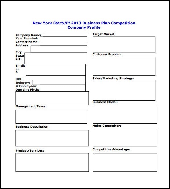 Small Business Startup Business Plan Template Small Business Startup Business Plan Template