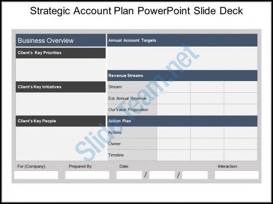 Strategic Account Plan Template Ppt Strategic Account Plan Template Ppt