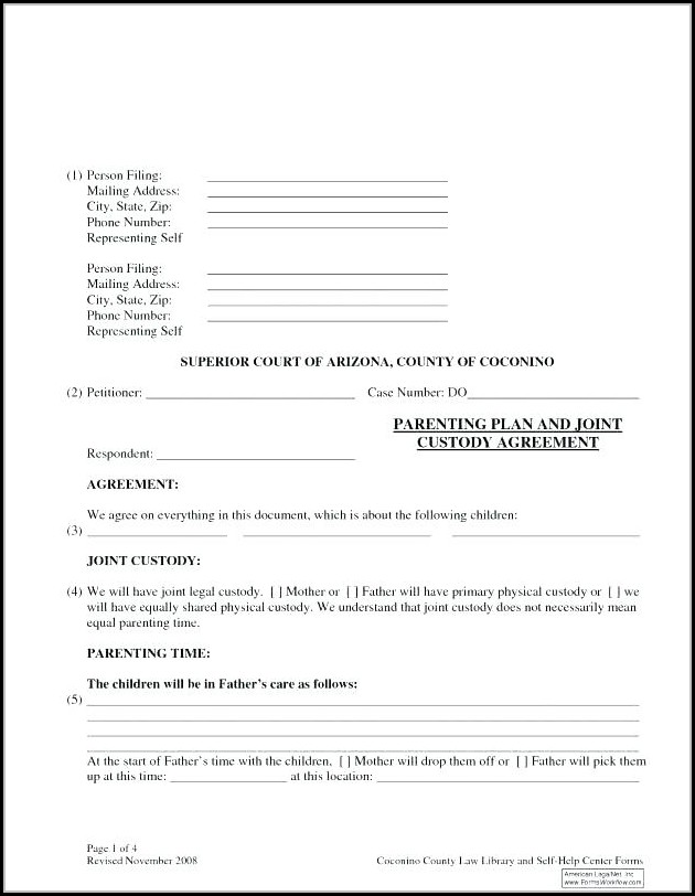 Temporary Child Custody Form Florida Temporary Child Custody Form Florida