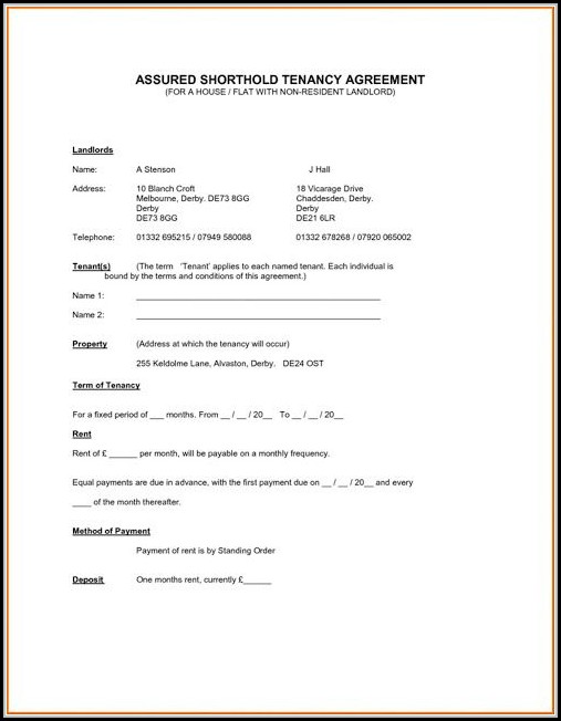 Tenancy Agreement Template Pdf Uk Tenancy Agreement Template Pdf Uk