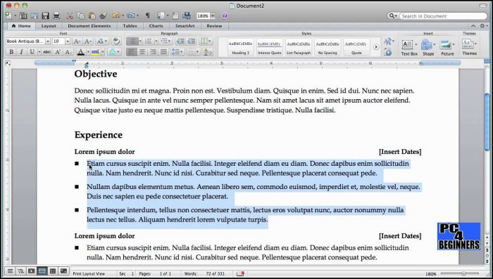 Typing A Resume On Microsoft Word Typing A Resume On Microsoft Word
