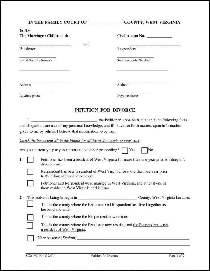 Virginia Divorce Forms Pdf Virginia Divorce Forms Pdf