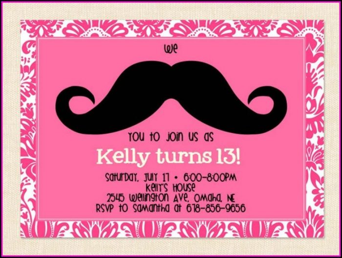 13th Birthday Card Template 13th Birthday Card Template