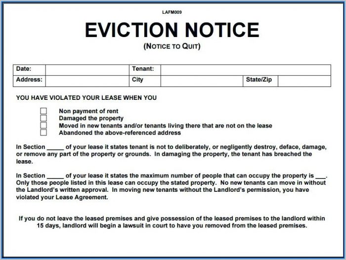 3 Day Eviction Notice Form California Template 3 Day Eviction Notice Form California Template