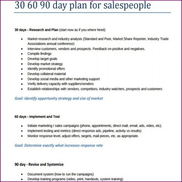 30 60 90 Day Marketing Plan Template Free 30 60 90 Day Marketing Plan Template Free