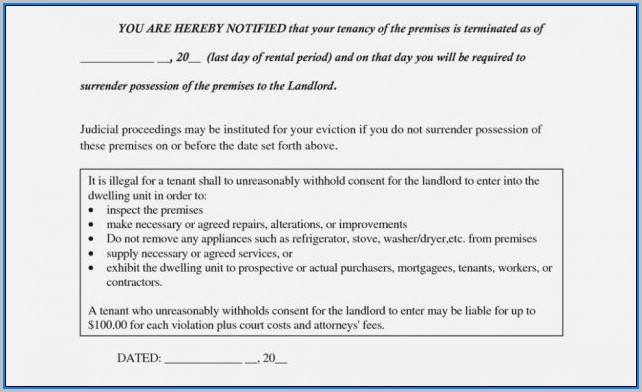 30 Day Eviction Notice Form Ohio 30 Day Eviction Notice Form Ohio