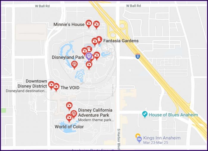 Anaheim Hotel Map Near Disneyland Anaheim Hotel Map Near Disneyland