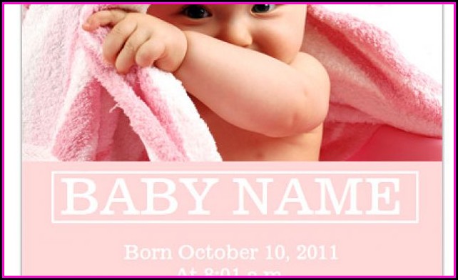 Baby Birth Announcements Templates For Free Baby Birth Announcements Templates For Free