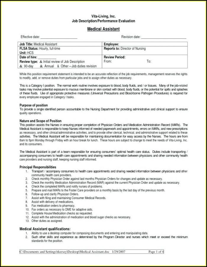 Best Resume Format For Medical Assistant Best Resume Format For Medical Assistant