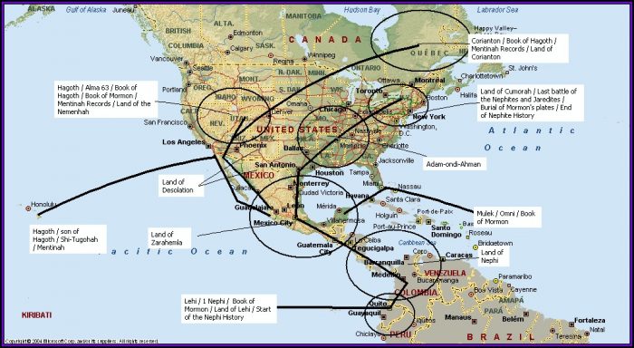 Book Of Mormon Maps And Charts Book Of Mormon Maps And Charts