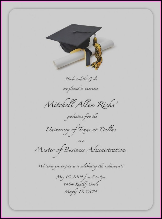 College Graduation Invitation Templates Free College Graduation Invitation Templates Free