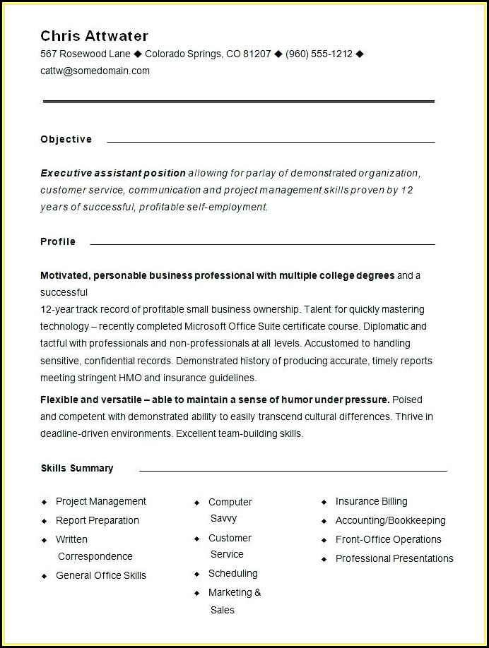 Combination Resume Builder Combination Resume Builder