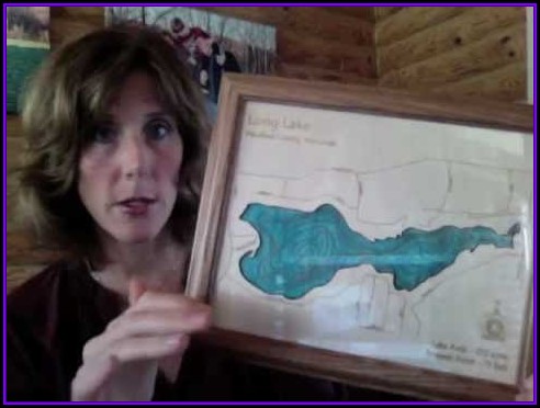 Custom Laser Cut Lake Maps Custom Laser Cut Lake Maps