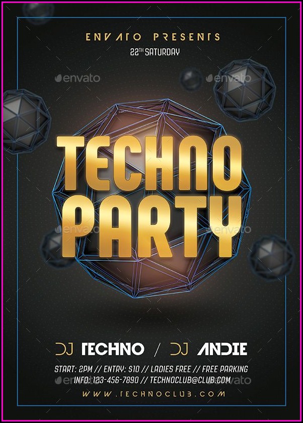 Customizable Party Flyer Templates Customizable Party Flyer Templates