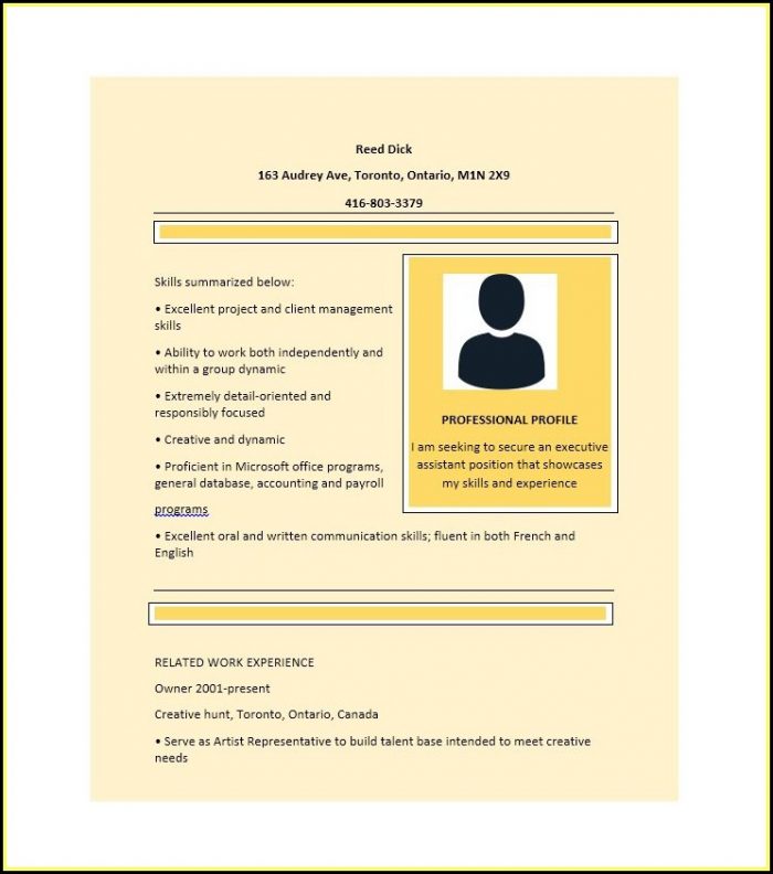 Free Administrative Assistant Resume Free Administrative Assistant Resume