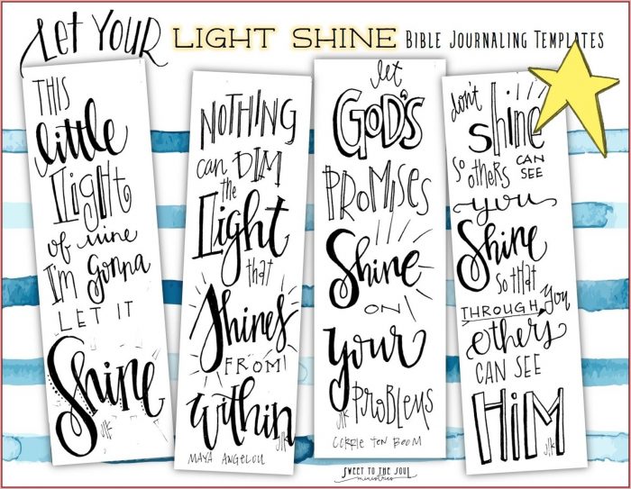 Free Bible Journaling Templates Free Bible Journaling Templates