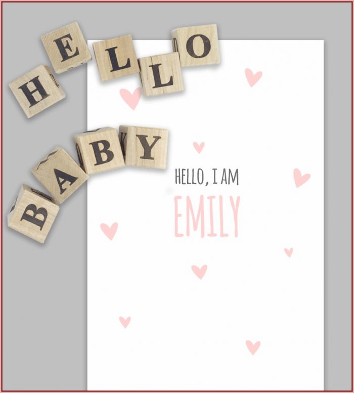 Free Birth Announcement Templates For Word Free Birth Announcement Templates For Word