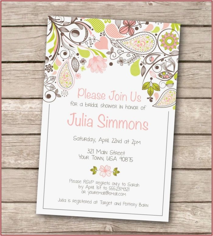 Free Bridal Shower Invitation Templates For Microsoft Word Free Bridal Shower Invitation Templates For Microsoft Word