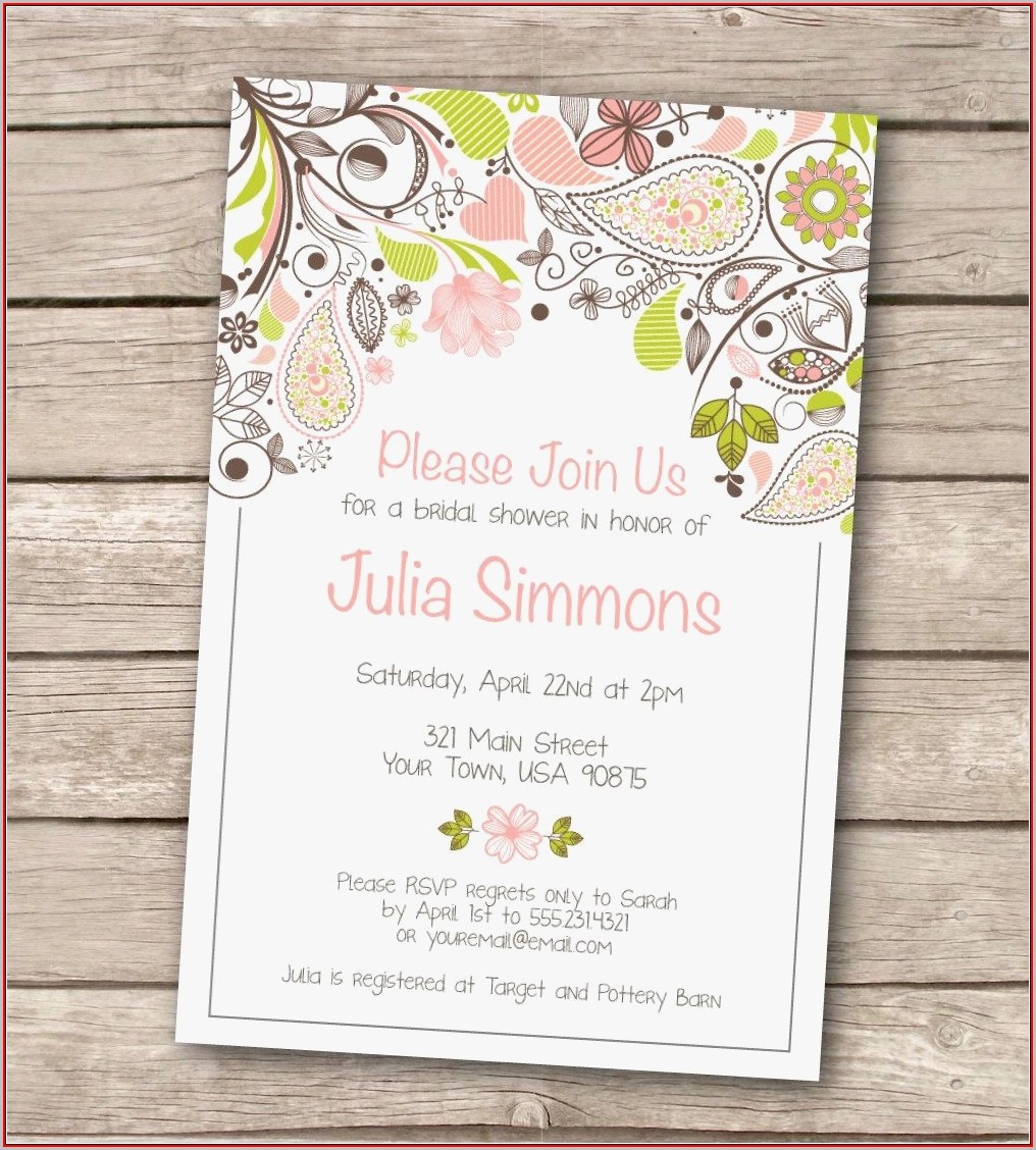 Free Bridal Shower Invitation Templates For Microsoft Word Free Bridal Shower Invitation Templates For Microsoft Word