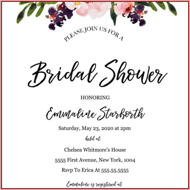 Free Bridal Shower Invitation Templates To Print Free Bridal Shower Invitation Templates To Print