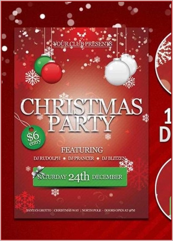 Free Christmas Party Flyer Templates Free Christmas Party Flyer Templates