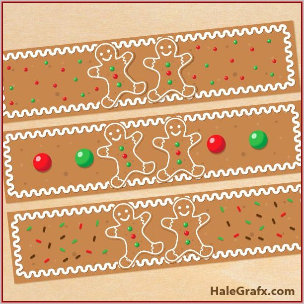 Free Christmas Water Bottle Label Template Free Christmas Water Bottle Label Template