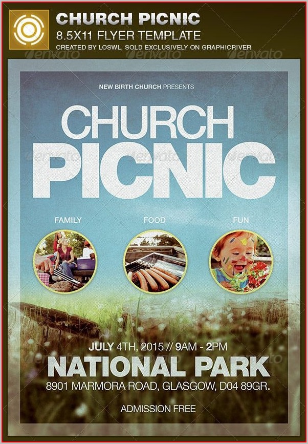 Free Church Picnic Flyer Templates Free Church Picnic Flyer Templates