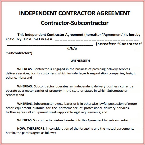 Free Contractor Agreement Template Uk Free Contractor Agreement Template Uk