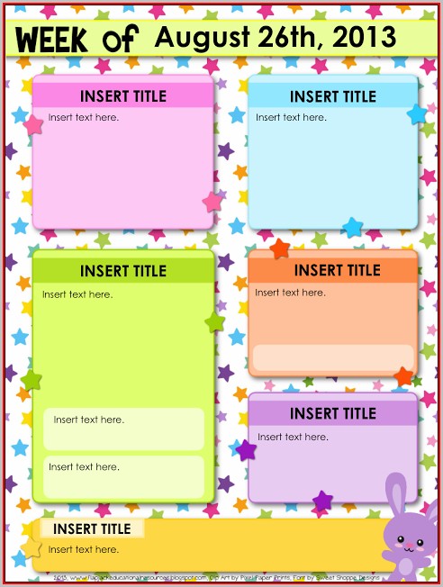 Free Editable Newsletter Templates For Teachers Free Editable Newsletter Templates For Teachers
