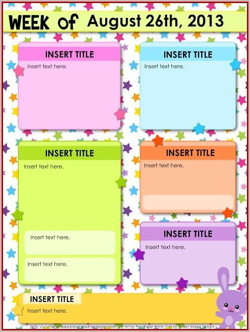 Free Editable Teacher Newsletter Templates Free Editable Teacher Newsletter Templates