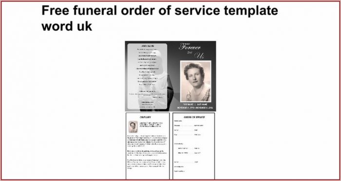 Free Funeral Order Of Service Template Word Uk Free Funeral Order Of Service Template Word Uk