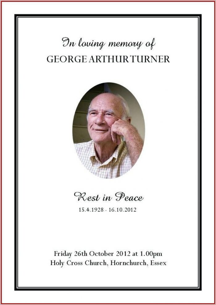 Free Funeral Program Template Download 2010 Free Funeral Program Template Download 2010