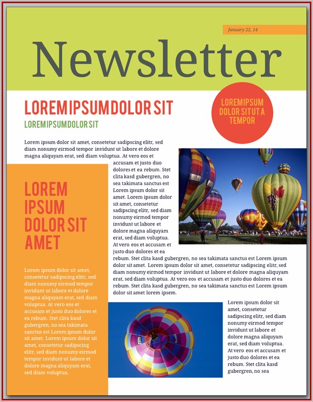 Free Google Newsletter Templates Free Google Newsletter Templates