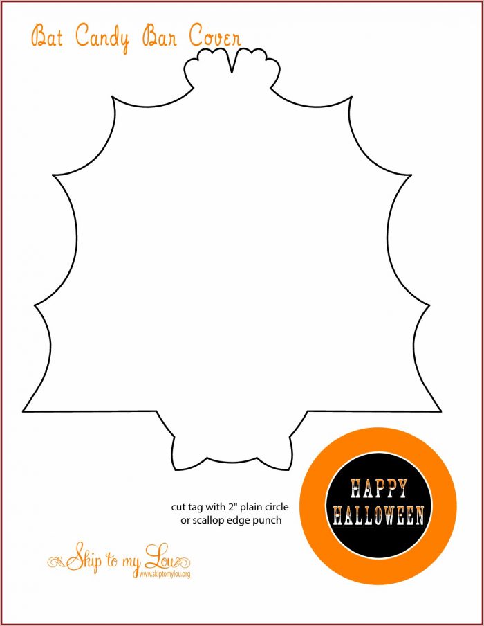 Free Halloween Candy Bar Wrapper Template Free Halloween Candy Bar Wrapper Template