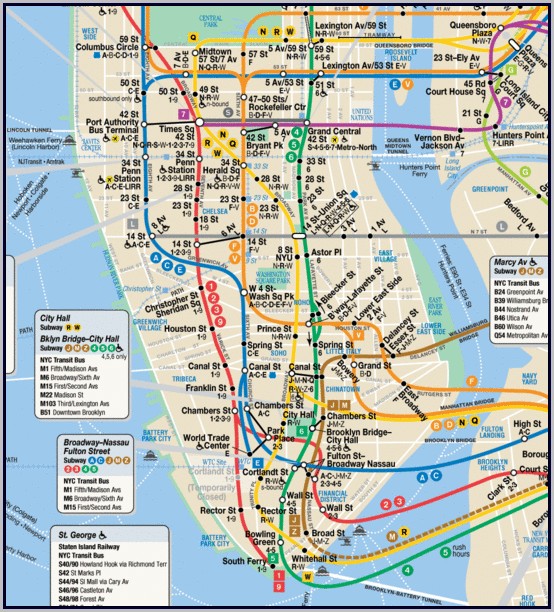 New York City Subway Maps New York City Subway Maps
