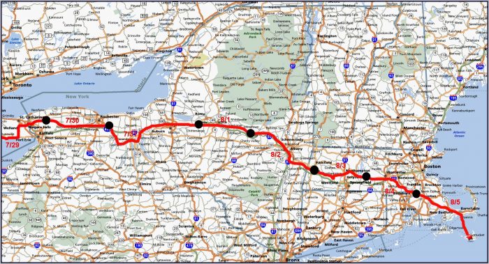 Road Map Of Northeast Usa Road Map Of Northeast Usa