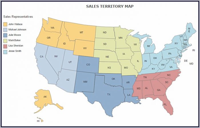 Us Sales Territory Map Free Us Sales Territory Map Free