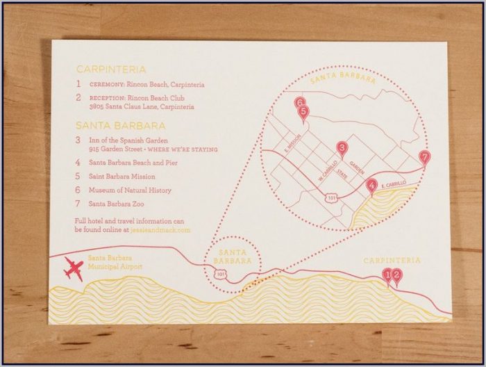 Wedding Invitation Map Design Wedding Invitation Map Design