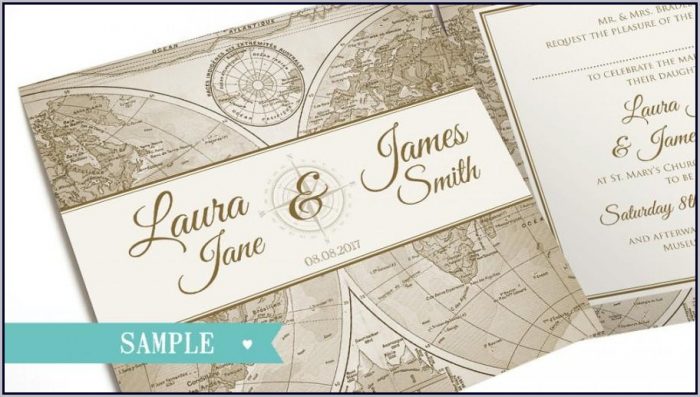 Wedding Invitation Map Sample Wedding Invitation Map Sample