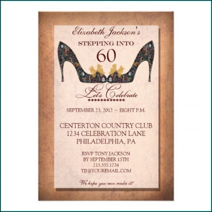 60th Surprise Party Invitation Templates 60th Surprise Party Invitation Templates