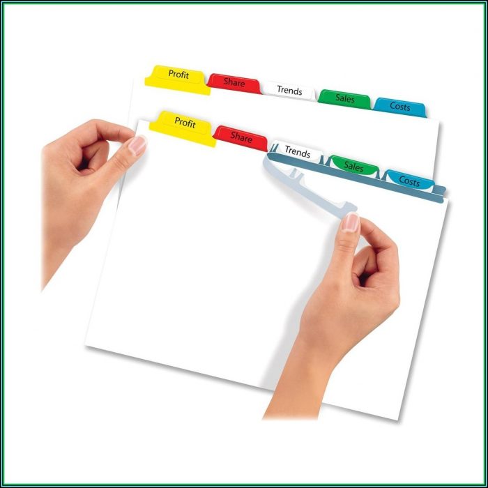 Avery 8 Tab Template 11419 Avery 8 Tab Template 11419