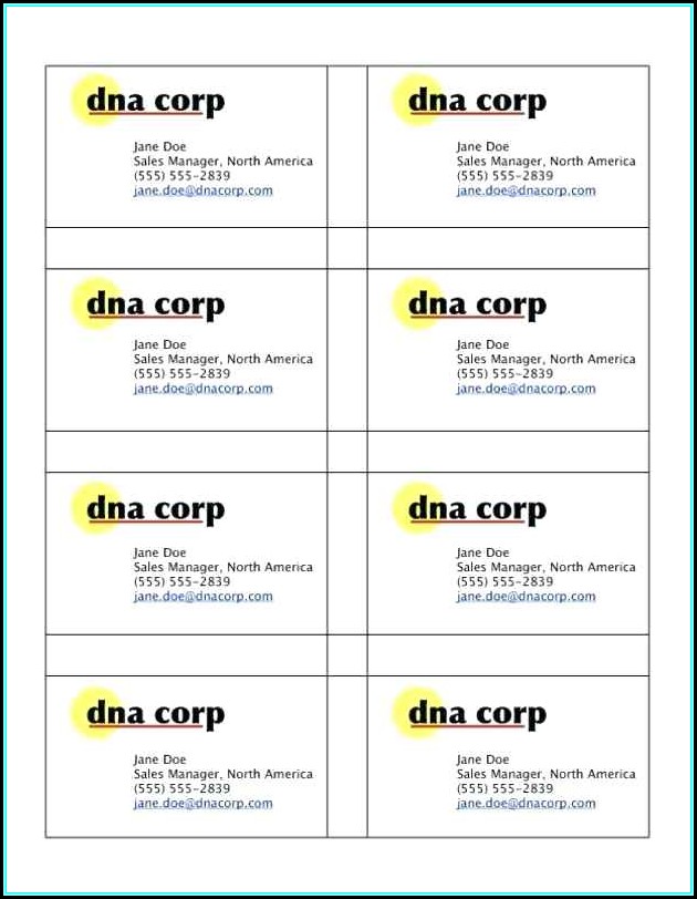 Avery Business Card Template 5371 Avery Business Card Template 5371